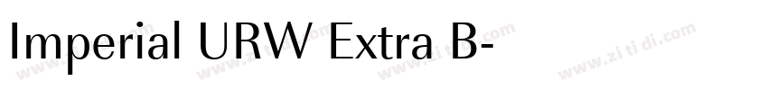 Imperial URW Extra B字体转换 Imperial URW Extra B字体转换